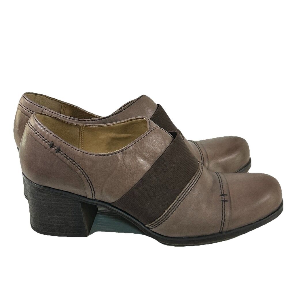 Naturalizer Resher Women’s Leather Ankle Boots Size 8.5 M Brown